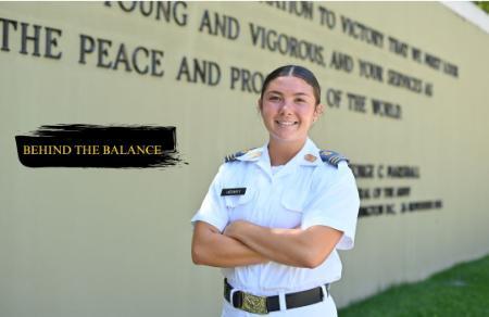 Cadee Hegarty talks about her responsibilities with everything as a cadet and cadet-athlete.