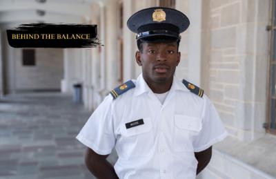 Destin Moore  talks about his responsibilities with everything as a cadet and cadet-athlete.