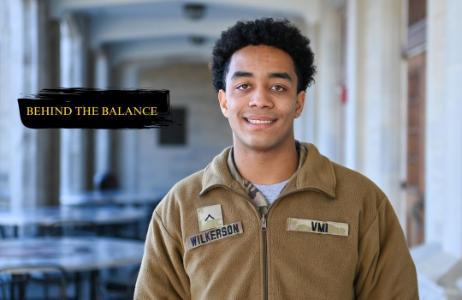 Anthony Wilkerson talks about his responsibilities with everything as a cadet and cadet-athlete.