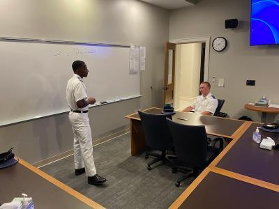 Caleb Chandler talks about his dedication, resilience, and growth as a VMI cadet.