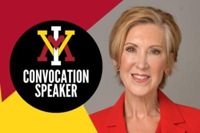 Carly Fiorina, businesswoman and politician, will address the Corps of Cadets and faculty at the academic convocation at Virginia Military Institute.
