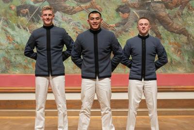 Chief of Staff — Gabriel DuPlessis, Regimental Commander — Kimlong Nguyen, and gimental Executive Officer — River Smith