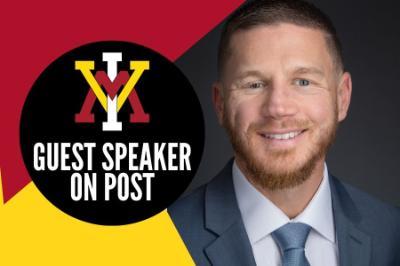 Medal of Honor (MOH) recipient, retired U.S. Marine Corps Cpl. William “Kyle” Carpenter