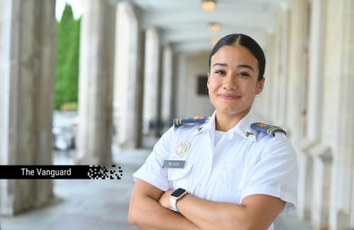 Jamie Palacio talks about her dedication, resilience, and growth as a VMI cadet.