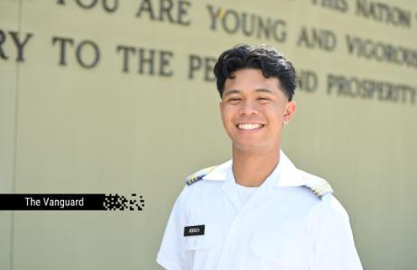Matthew Atienza talks about his dedication, resilience, and growth as a VMI cadet.