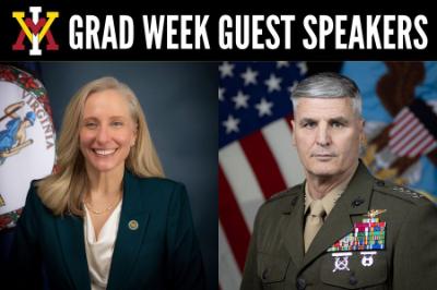 Gov. Abigail Spanberger and Gen. Christopher J. Mahoney to speak at commencement and commissioning ceremonies, respectively.