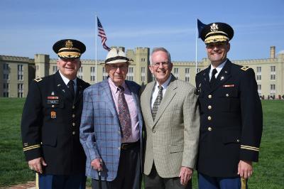 VMI chaplains, past and present, gather to celebrate the retirement of Col. Phillips.