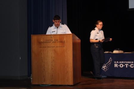 Detachment 880 held its Annual Awards Ceremony to celebrate the leadership, achievement, and admirable effort of the cadet wing.