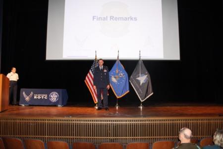 Detachment 880 held its Annual Awards Ceremony to celebrate the leadership, achievement, and admirable effort of the cadet wing.