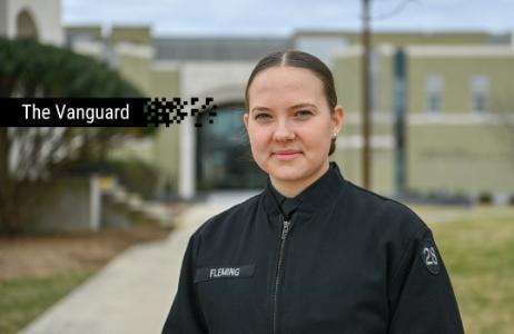 Sofia Fleming talks about her dedication, resilience, and growth as a VMI cadet.