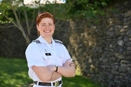 Julia Ward poses for a photo outdoors.