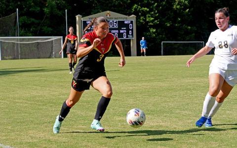 Cadee Hegarty on the soccer field.
