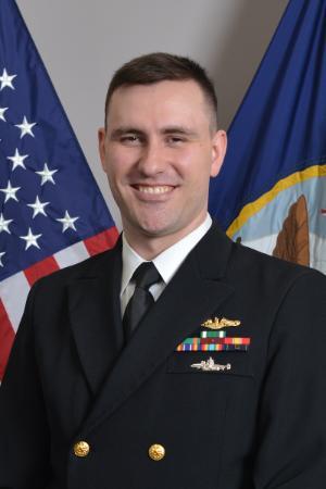 Portrait of LT Michael W. Adams, NROTC