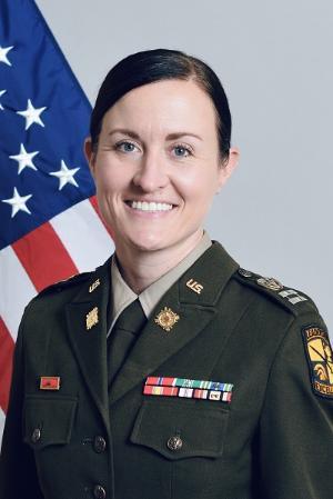 CPT Pauline Johnson  Military Science III Officer in Charge