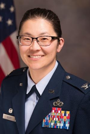 Official portrait of Col Nichole Scott, Air Force