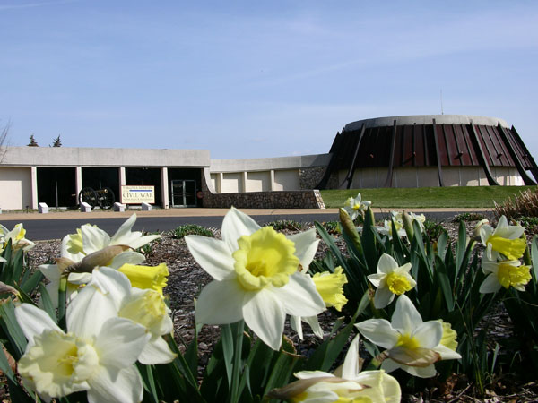 Virginia Museum Of the Civil War with Flowers