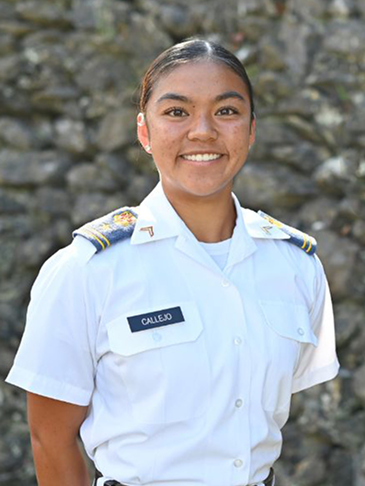 Cadet Barrett Callejo ’27 of the VMI Keydet Women’s Soccer team.