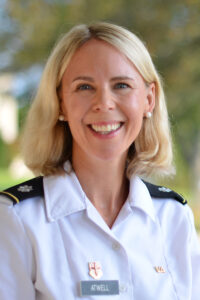 Col. Mary “Polly” Stewart Atwell, associate professor in the Department of English, Rhetoric, and Humanistic Studies at Virginia Military Institute.