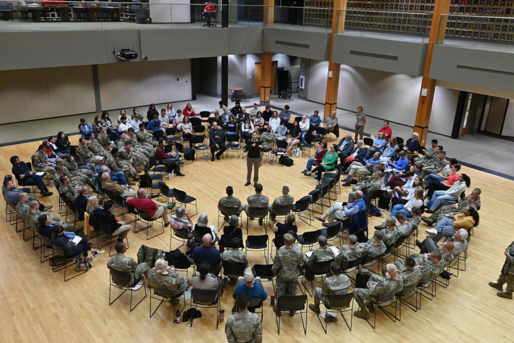 The College Debates and Discourse Program at Virginia Military Institute continued its development throughout the fall semester, beginning with a partnership with the State Council of Higher Education for Virginia and the national College Debates and Discourse Alliance.