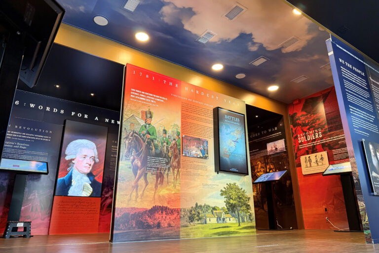 The VA 250 Mobile Museum Experience is an immersive exhibition highlighting Virginia’s contributions as the birthplace of the nation. –Photos courtesy of VA250.
