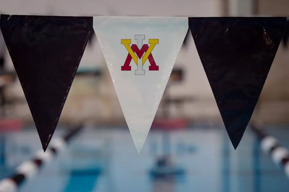 VMI banners hand above Goodall Pool.